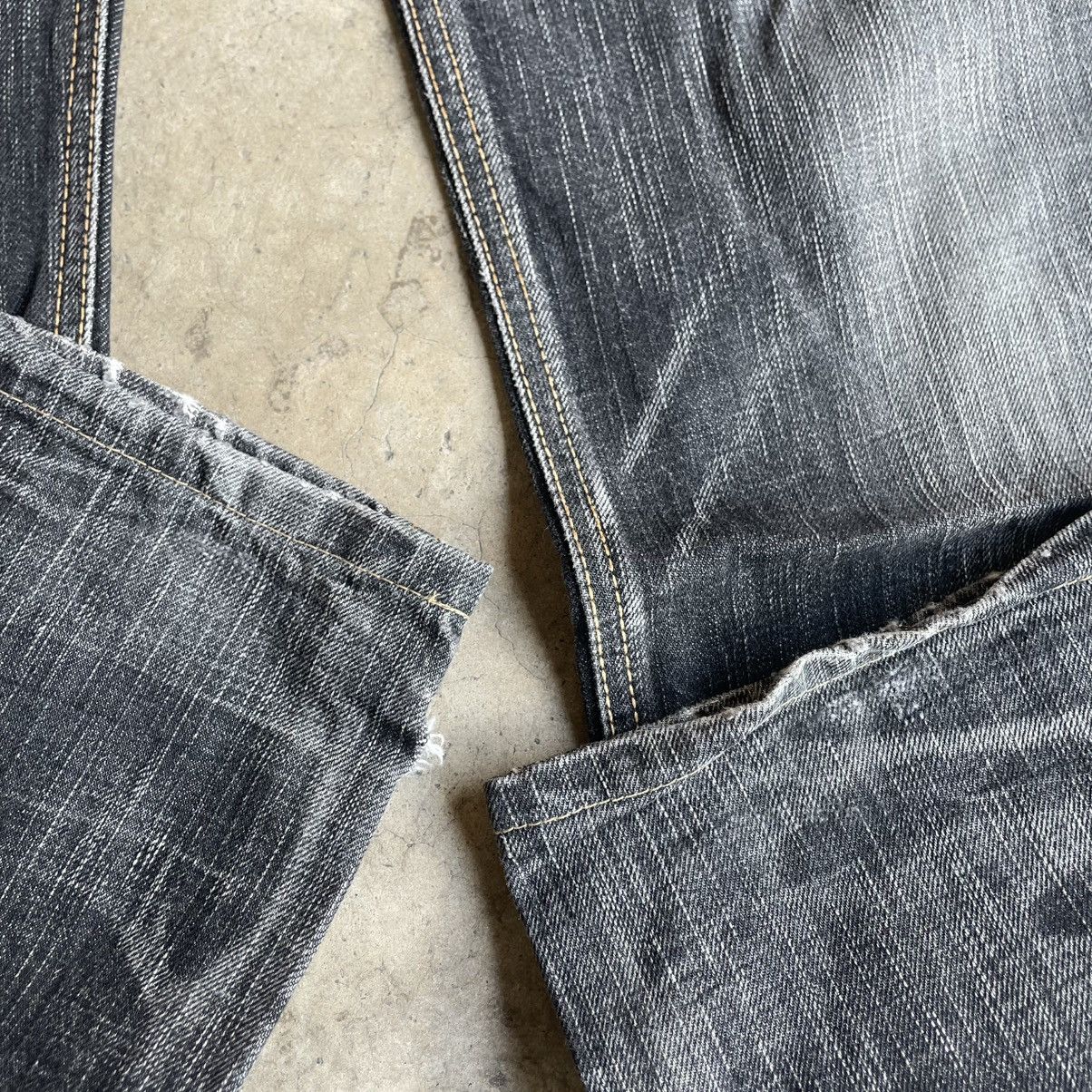Edwin 🔥Vintage Edwin 503 Blue Trip Stoned Washed Slim Fit Jeans Size US 30 / EU 46 - 7 Thumbnail