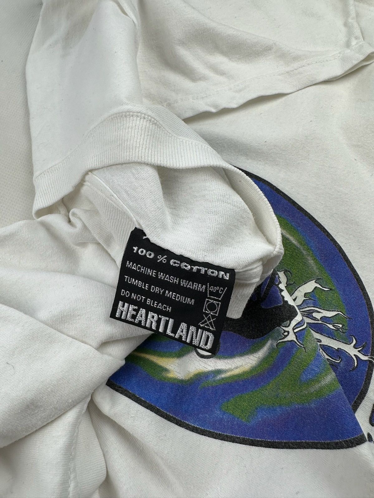 Vintage Rare Vintage 1993 Chills wear by heartland tee acid trance Size US XL / EU 56 / 4 - 9 Thumbnail