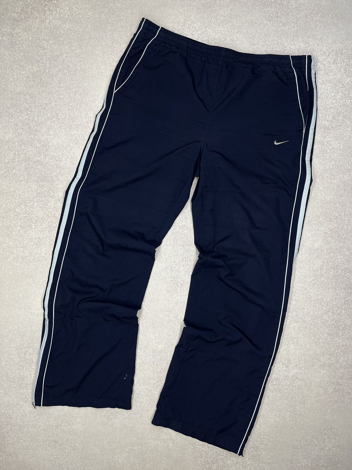 Nike × Nike ACG × Vintage Vintage Nike Nylon Sweatpants Navy Drill Y2K ACG TN Size US 36 / EU 52 - 1 Thumbnail