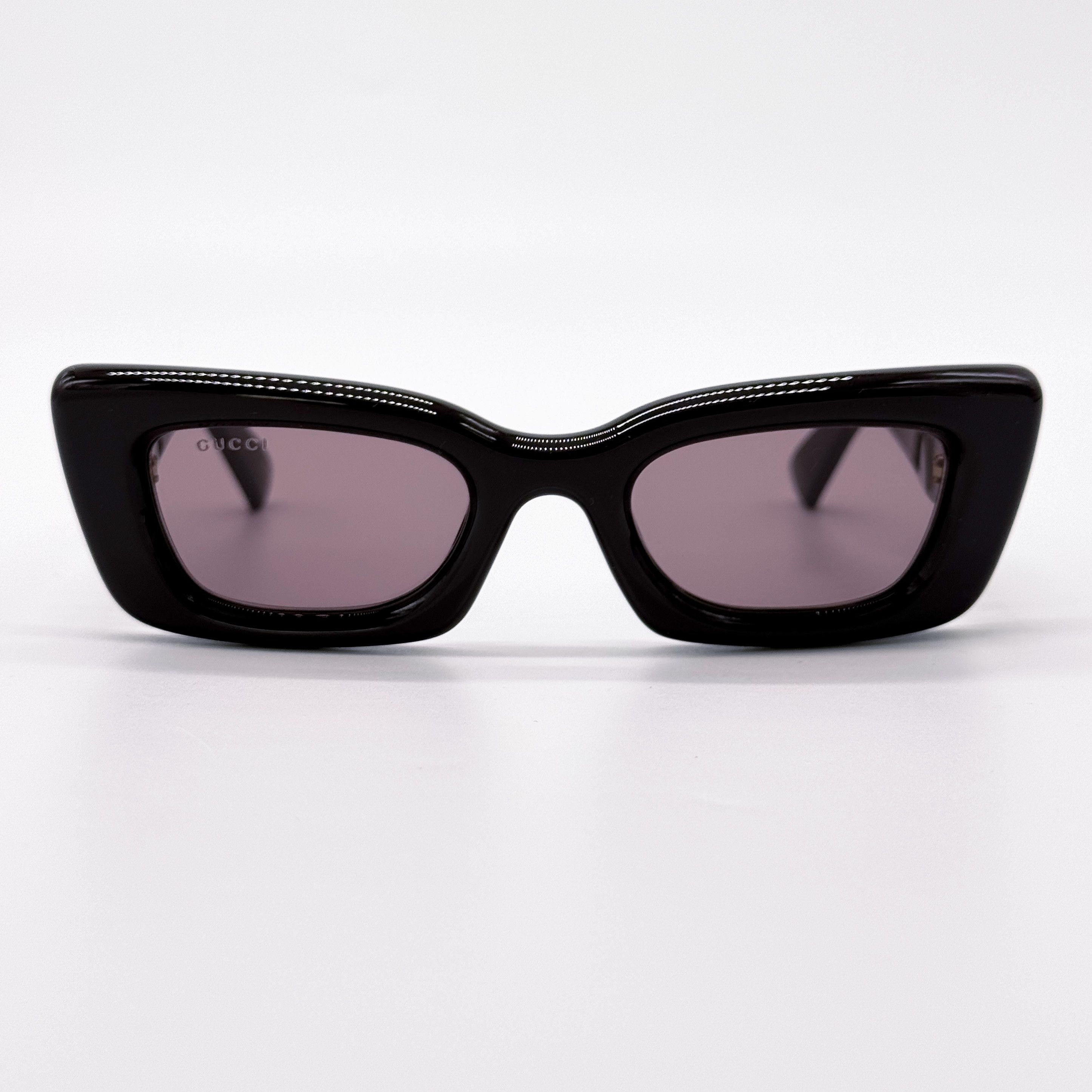 Gucci NEW GUCCI GG1827S 004 SHINY BROWN/VIOLET WOMEN SUNGLASSES Size ONE SIZE - 4 Thumbnail