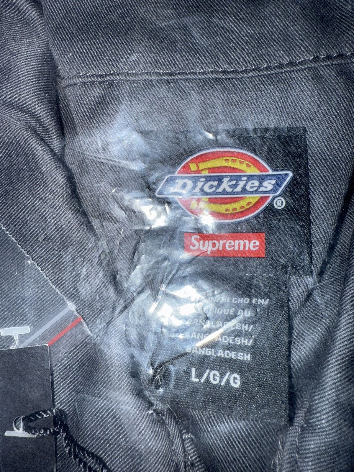 Dickies × Supreme Supreme Dickies Stripe S/S work shirt Size US L / EU 52-54 / 3 - 6 Thumbnail
