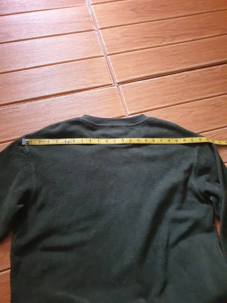 Japanese Brand Gerry green colour hiking single pocket fleece sweatshirt Size US L / EU 52-54 / 3 - 9 Thumbnail