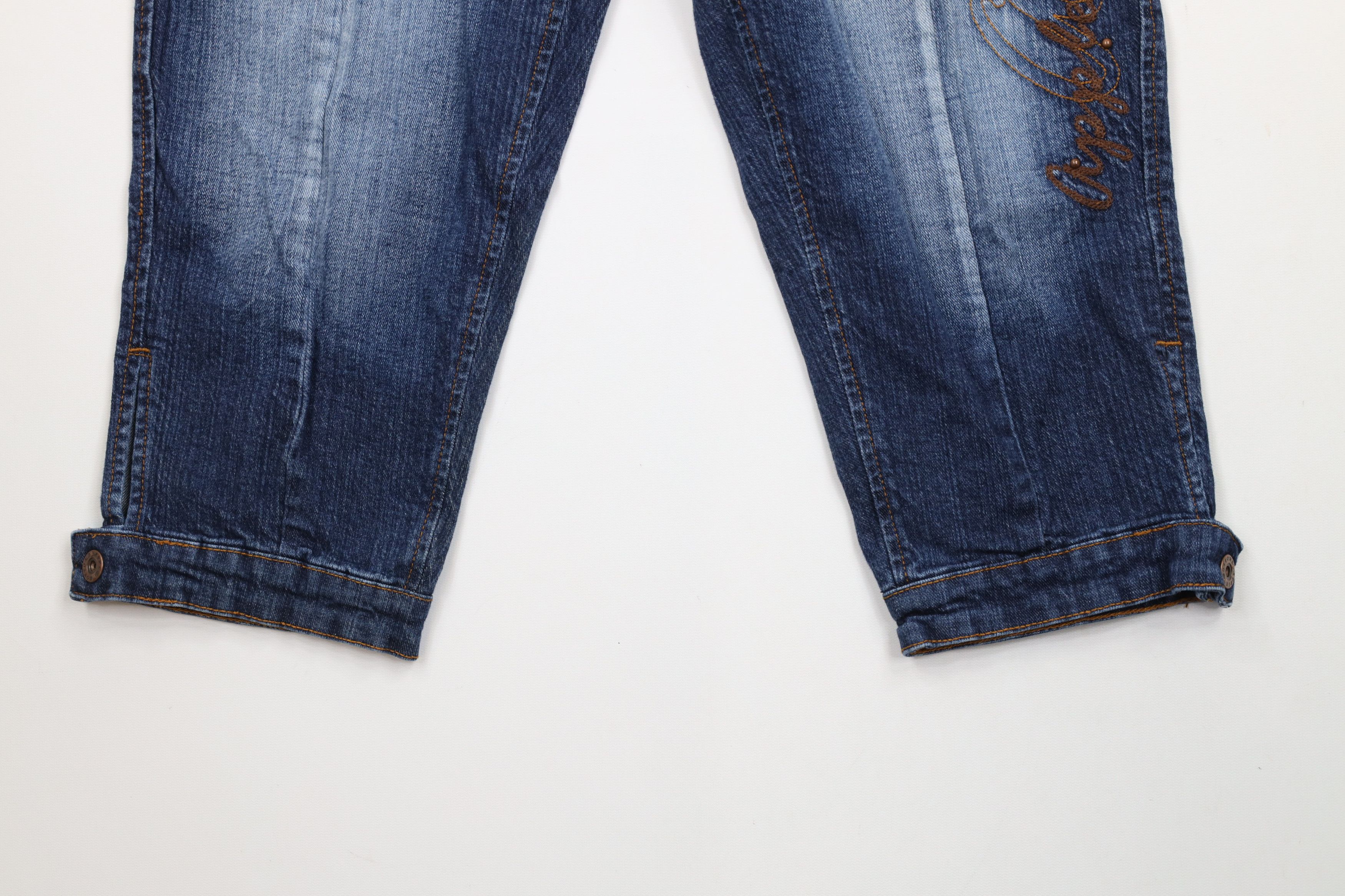 Vintage Vintage 90s Y2K Apple Bottoms Jeans Babydoll Capris Jeans Size 32" / US 10 / IT 46 - 4 Thumbnail