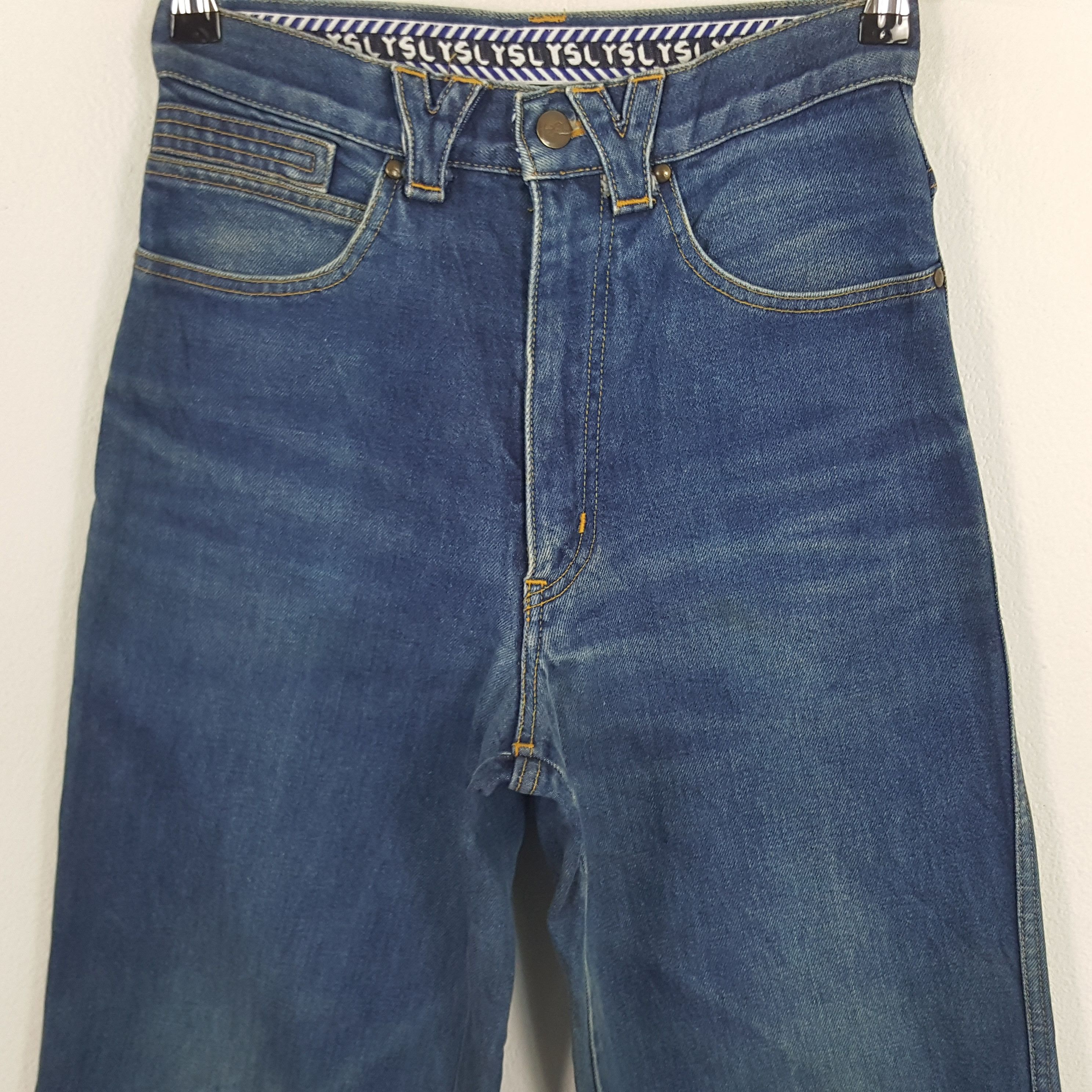 Vintage × Yves Saint Laurent Vintage Yves Saint Laurent Italian Brand Denim Jeans Size US 26 / EU 42 - 2 Thumbnail