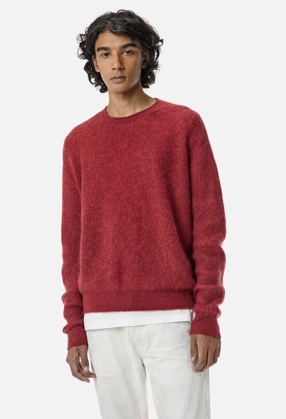 John Elliott Mohair Crewneck Sweater Size US L / EU 52-54 / 3 - 4 Thumbnail
