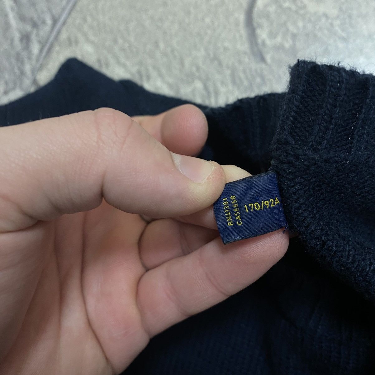 Polo Ralph Lauren Vintage Polo Ralph Lauren Sweater Knit Jumper Navy Size US S / EU 44-46 / 1 - 10 Thumbnail