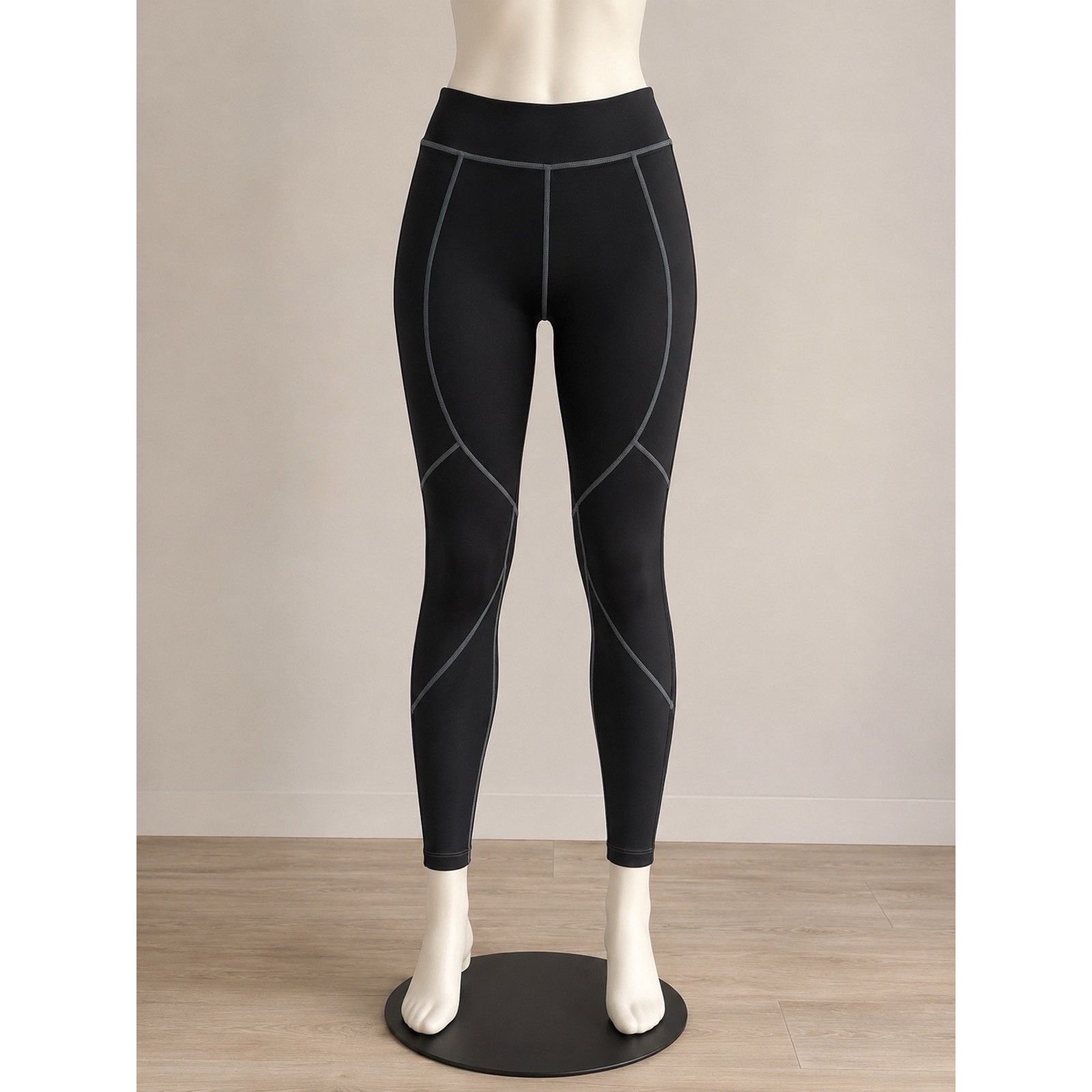 Zara ZARA Black Ankle Leggings Elastic Waist Women's Size XL Size 38" / US 16 / IT 52 - 1 Thumbnail