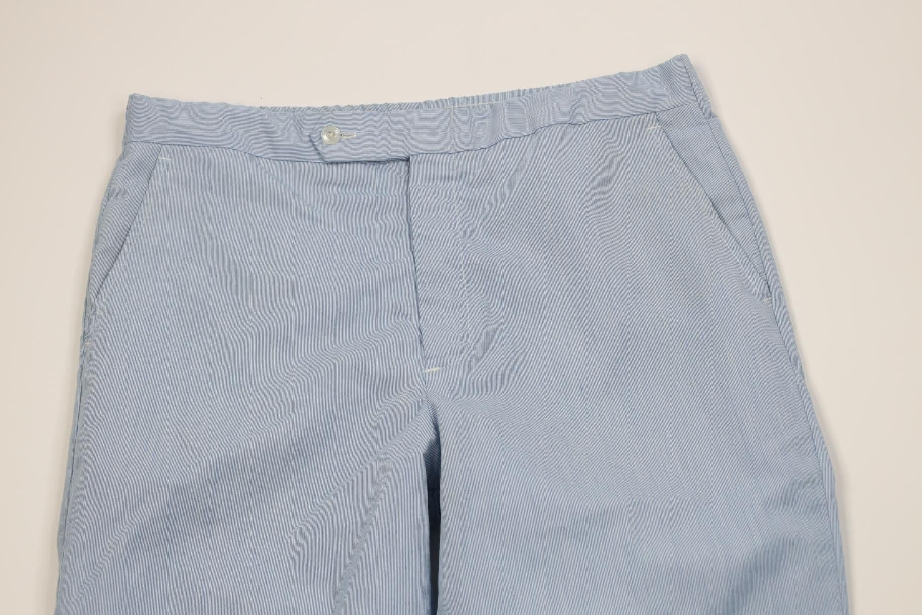 Vintage Vintage 70s Streetwear Striped Flared Wide Leg Pants Blue Size US 32 / EU 48 - 2 Thumbnail