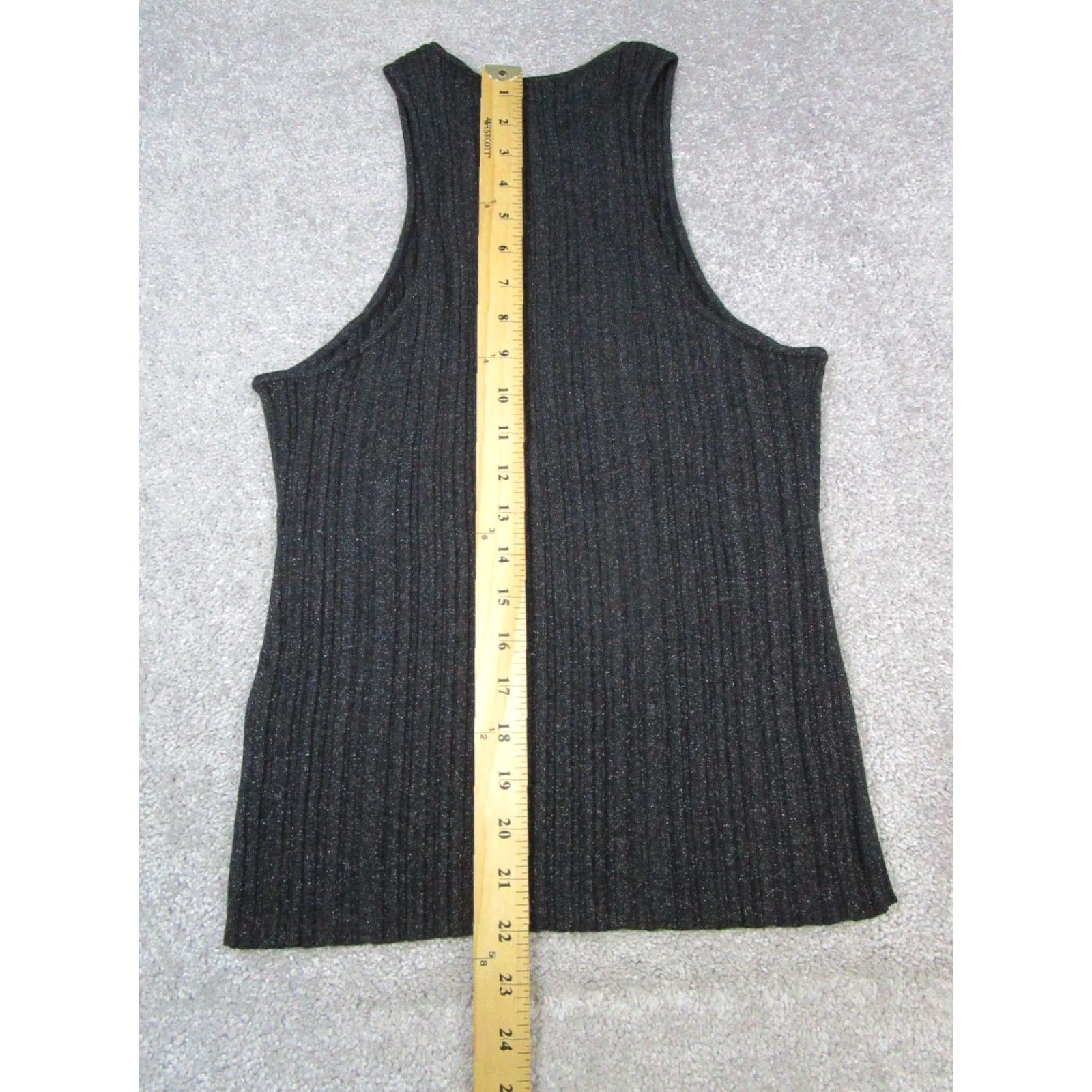 Madewell VINTAGE Madewell Tank Shirt Womens Large Black Knit Madewell Tank Top Women L Black Basic Knit 90s Mens? Size L / US 10 / IT 46 - 7 Thumbnail