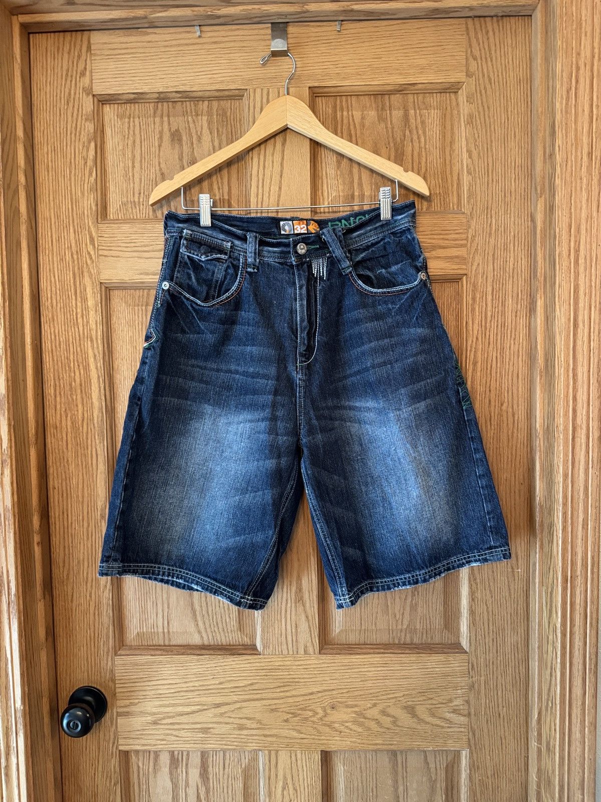 Akademiks Akademiks Y2k Dragon Embroidered Streetwear Jorts Size US 32 / EU 48 - 2 Thumbnail