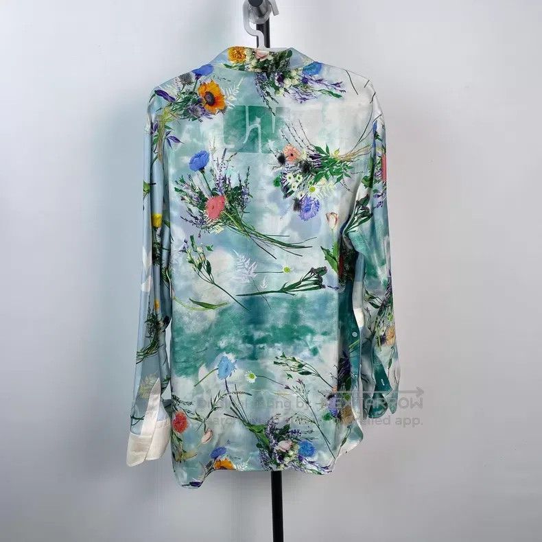 Louis Vuitton Louis Vuitton Silk Shirt Size US L / EU 52-54 / 3 - 2 Thumbnail