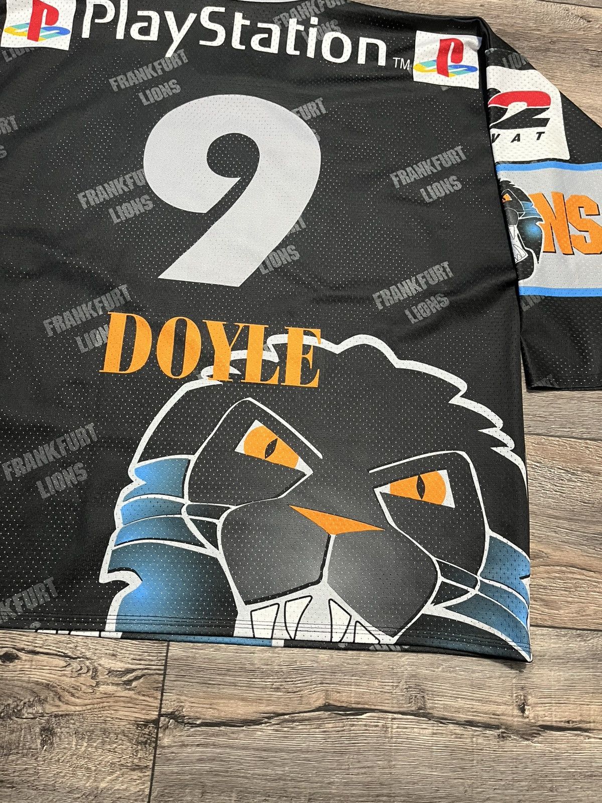 Other Vintage 1999 Frankfurt Lions Playoffs #9 Doyle Hockey Jersey Size US XL / EU 56 / 4 - 9 Thumbnail