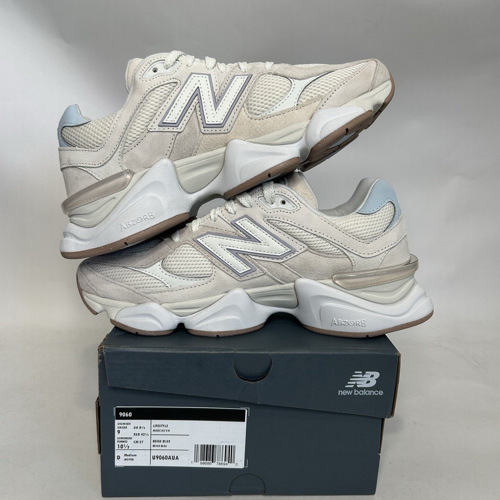 New Balance New Balance 9060 “Bisque Frosted Glass White” U9060AUA Size US 9 / EU 42 - 3 Thumbnail