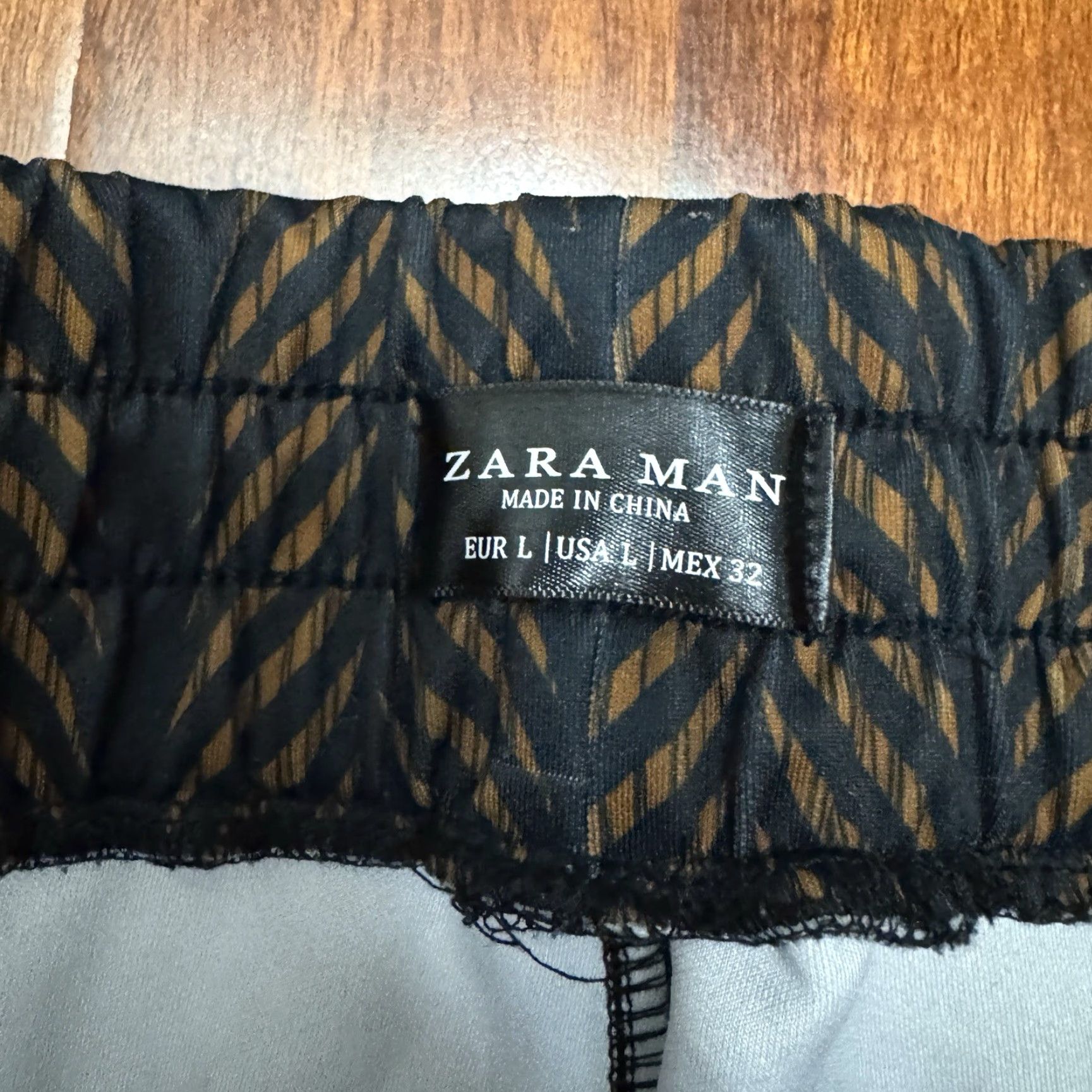 Zara Man Sweatpants L Regular Men Pants Activewear Multicolor