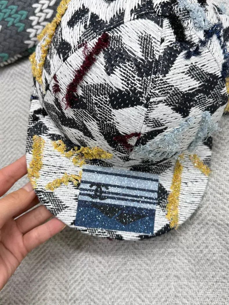 Chanel Chanel Rhinestone sequin tweed baseball cap Size ONE SIZE - 2 Thumbnail