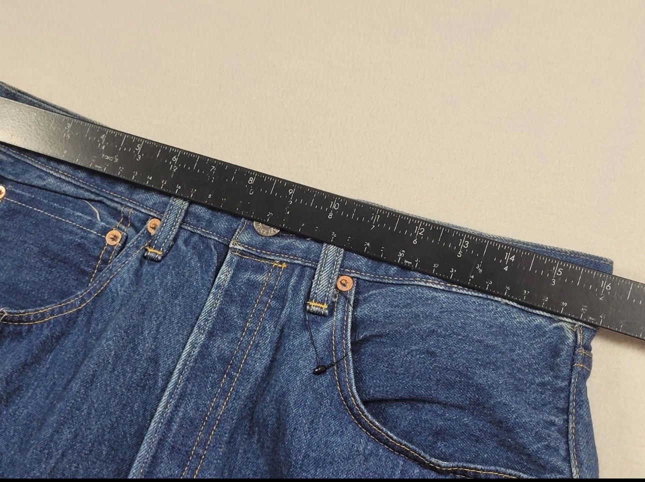 Levi's Vintage Clothing Rare Levis 501xx 1955 Selvedge 32x32 LVC Vintage Big E Size US 32 / EU 48 - 10 Thumbnail