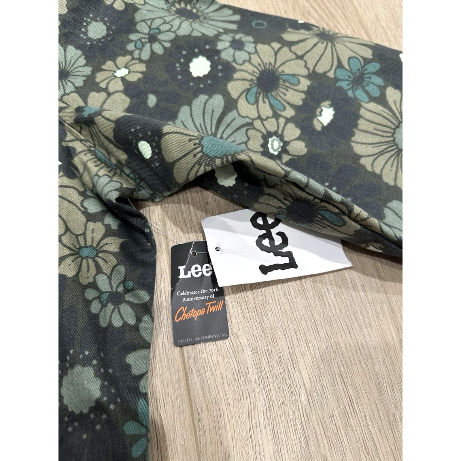 Lee Lee Heritage Chetopa Twill Workwear Jacket Mens XL Floral Green NWT Size US XL / EU 56 / 4 - 6 Thumbnail