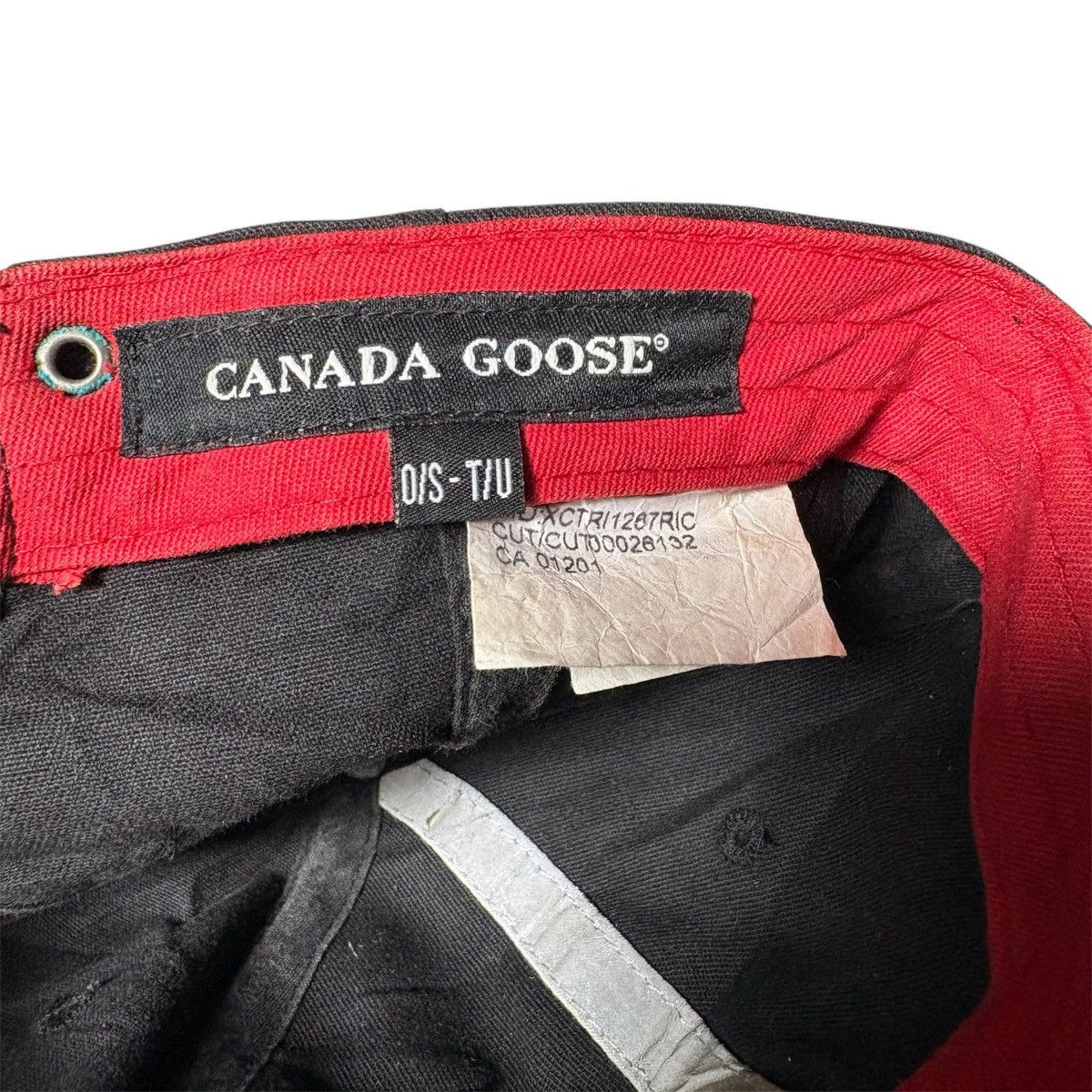Canada Goose Canada Goose Patch Logo 6 Panel Cap Hat Size ONE SIZE - 7 Thumbnail