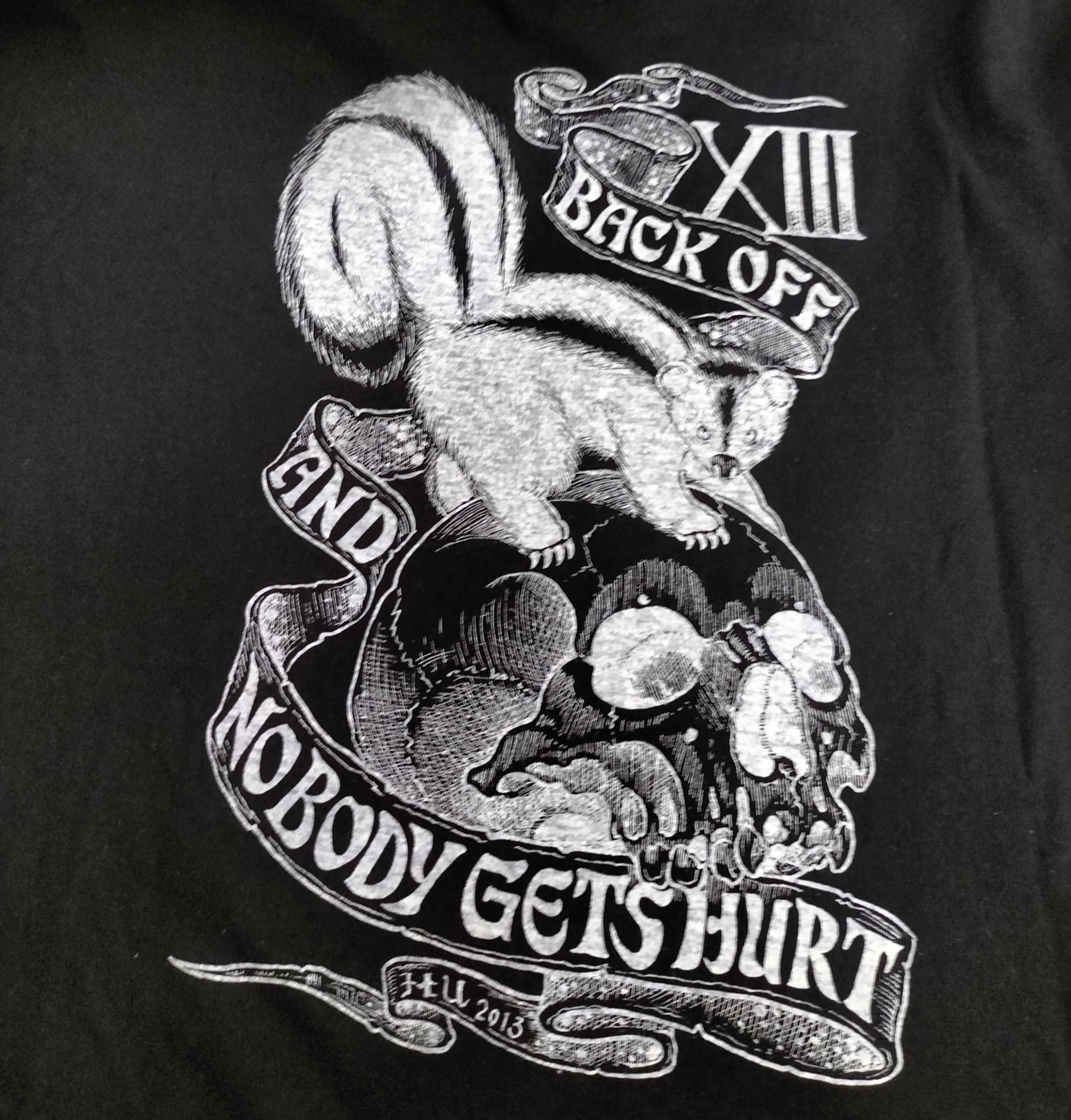 Japanese Brand Cootie production skunk & skull tshirt Size US M / EU 48-50 / 2 - 3 Thumbnail