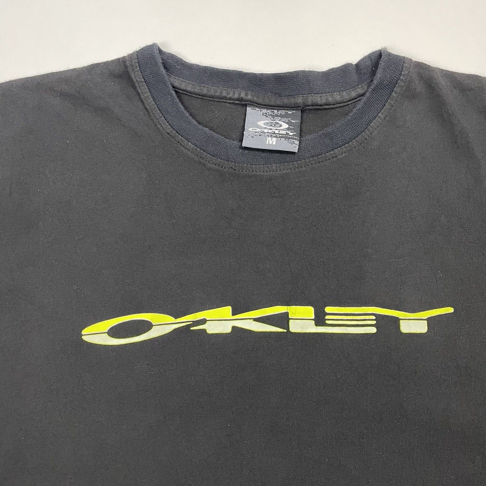 Oakley Vintage Oakley T-Shirt Icon Spell Out Logo Black M Size US M / EU 48-50 / 2 - 2 Thumbnail