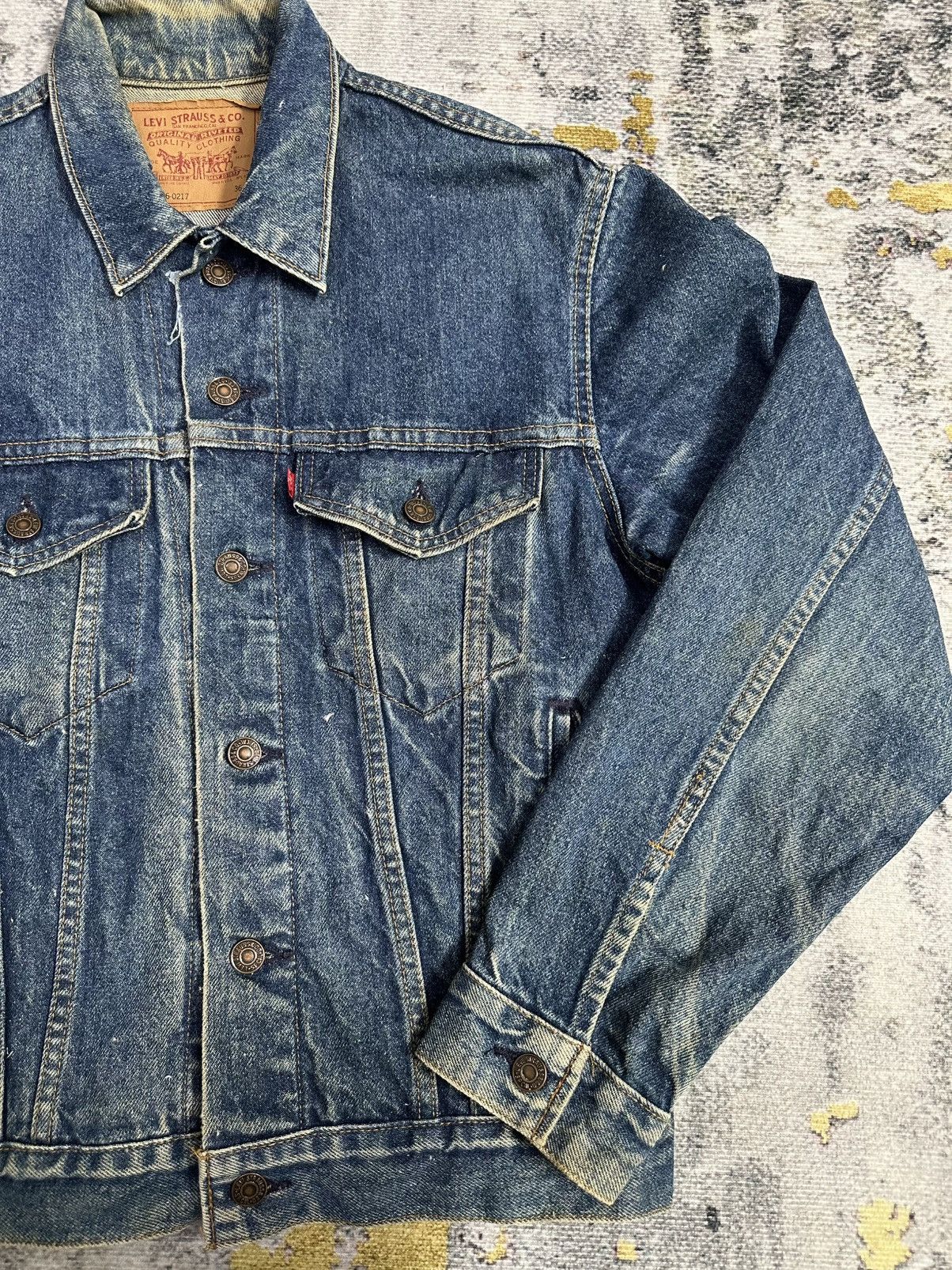 Levi's Vintage Clothing Vintage Levis Denim Trucker Jacket – Made In USA 70s Style Size US S / EU 44-46 / 1 - 6 Thumbnail
