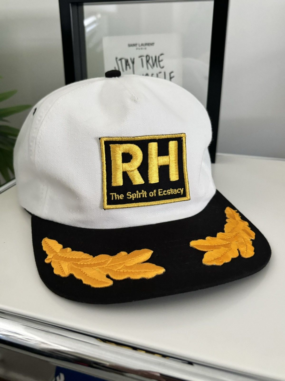 image of Rhude “Spirit Of Ecstacy” Hat in Brown, Men's
