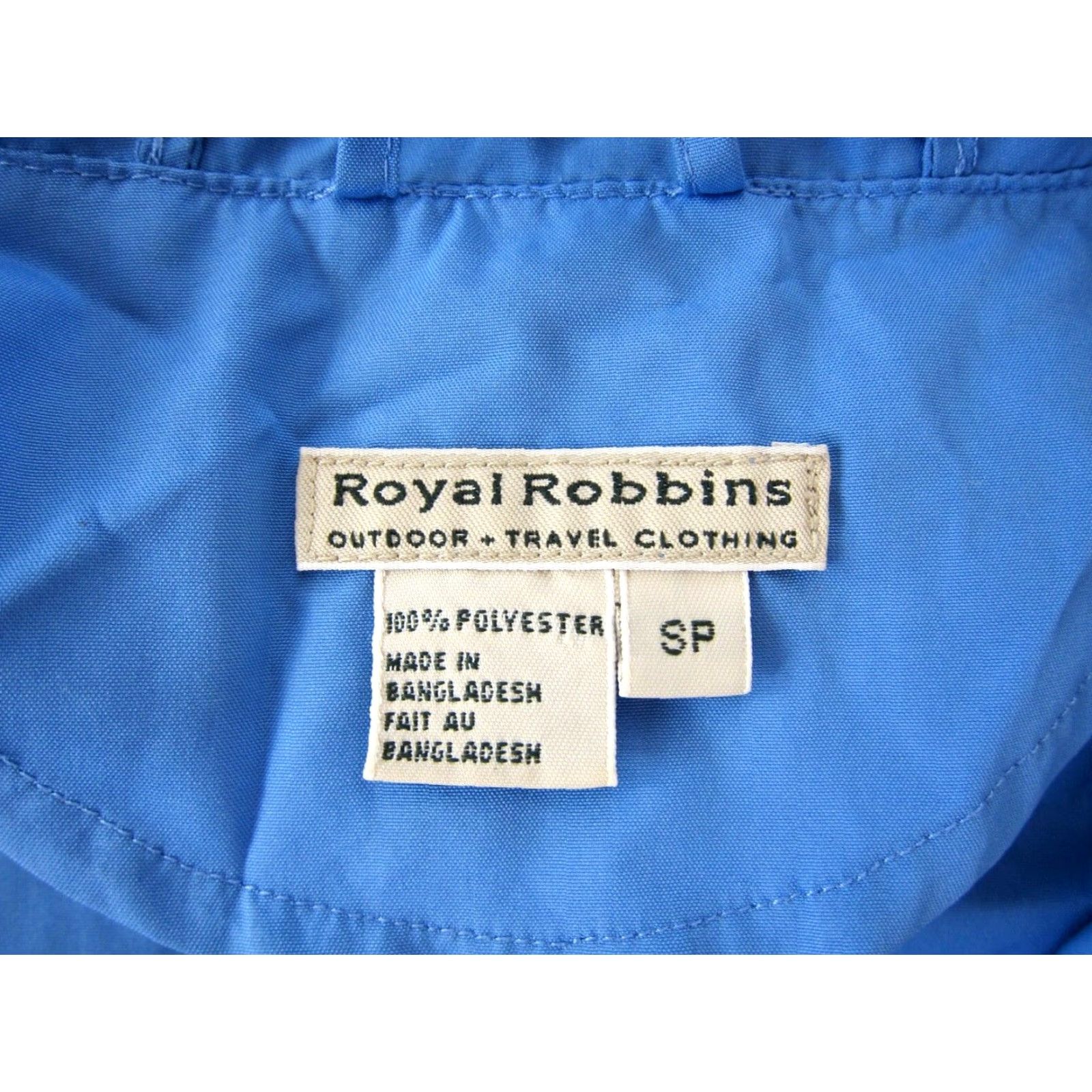 Royal Robbins VINTAGE Royal Robbins Blue Full Zipper Pocket Hooded Windbreaker lightweight Jacket SP Size S / US 4 / IT 40 - 4 Thumbnail