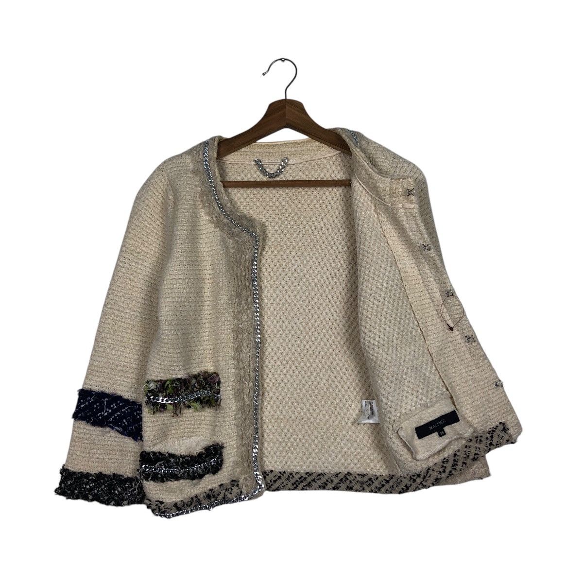 Japanese Brand 📌Vintage Knit Cropped Jacket Tweed Macphee Size M / US 6-8 / IT 42-44 - 12 Thumbnail