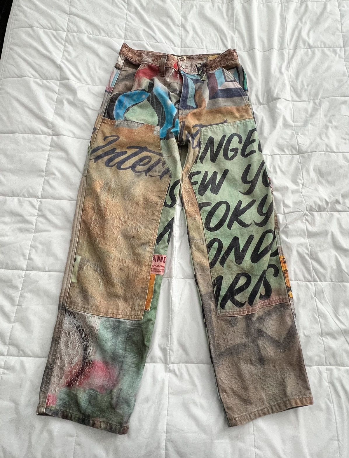 Image of Stussy Alfonso Canvas Double Knee Work Pants, Men's (Size 30)