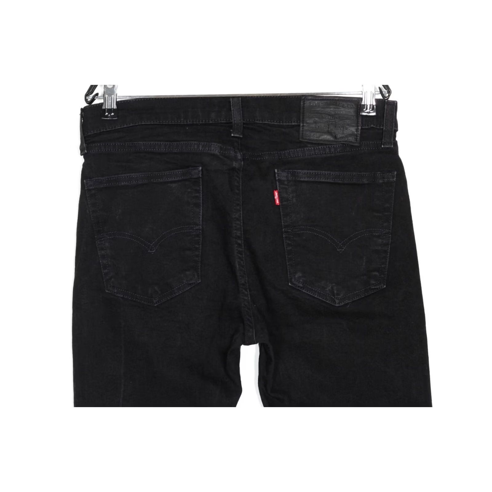 Levi's LEVI’S 519 Jeans Men W33 L32 Premium Big E Extreme Skinny Stretch DZ8267 Denim Black 5-Pocket Rise Mid Slim Fit XS? No Size US 33 - 3 Thumbnail