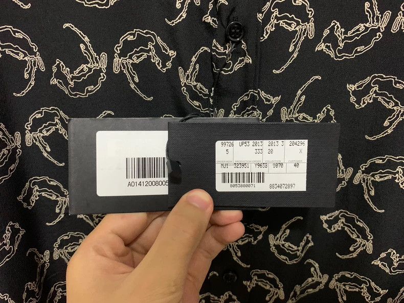 Yves Saint Laurent Saint Laurent 13fw Fox Print Silk Shirt 2502-Nextarrow Size US XXS / EU 40 - 6 Thumbnail