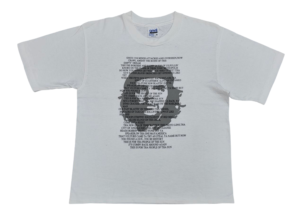 Vintage 90s Vintage Rage Againts The Machine Band T Size S / US 4 / IT 40 - 1 Thumbnail