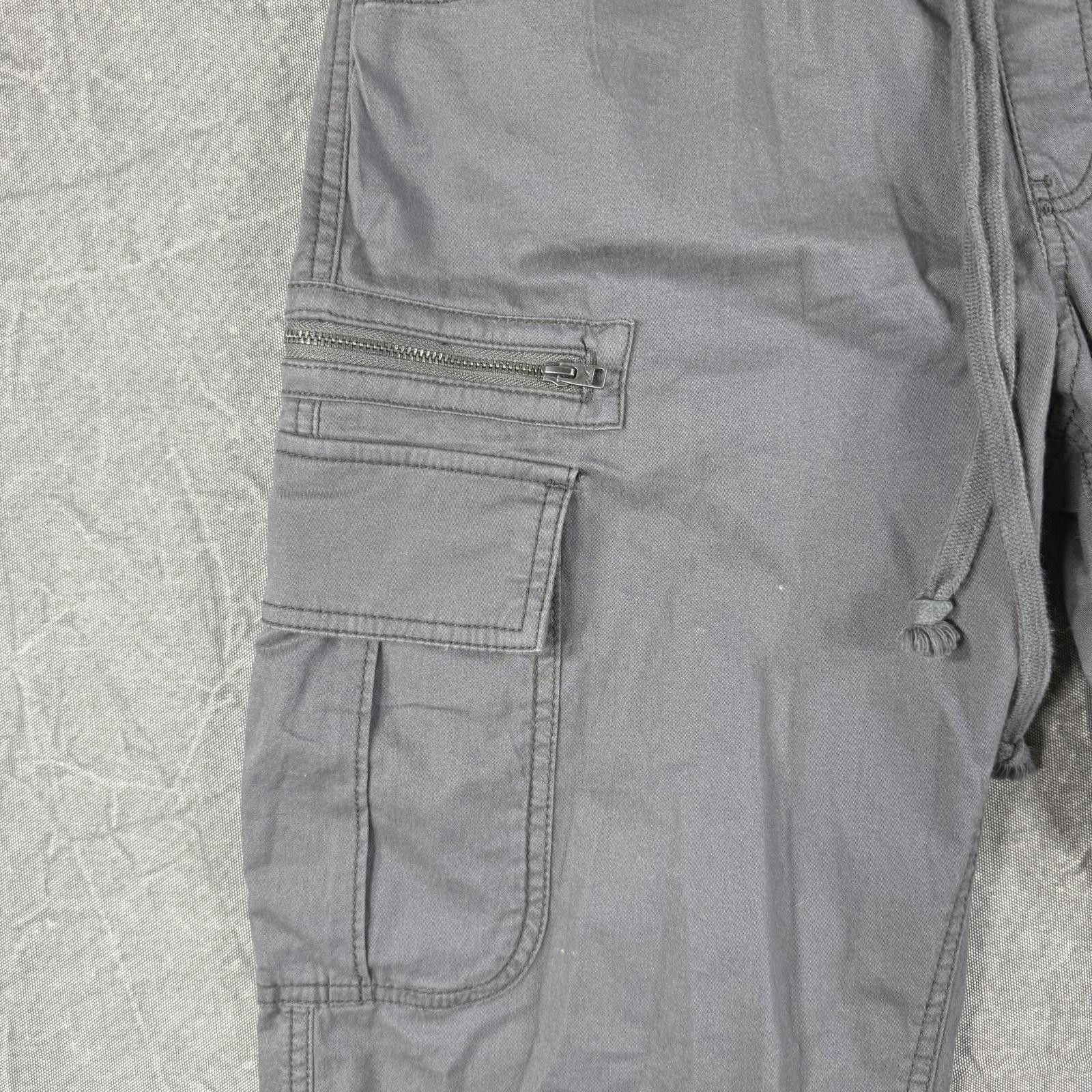 Hollister Hollister Pants Men's XS Gray Relaxed Cargo Jogger Size US 28 / EU 44 - 4 Thumbnail