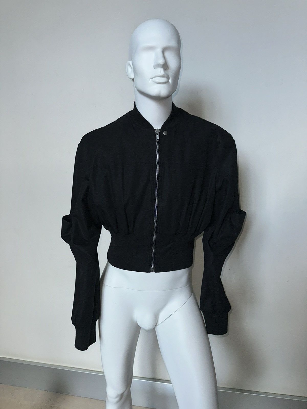 Rick Owens Rick Owens Cropped Bomber Jacket Size US S / EU 44-46 / 1 - 5 Thumbnail