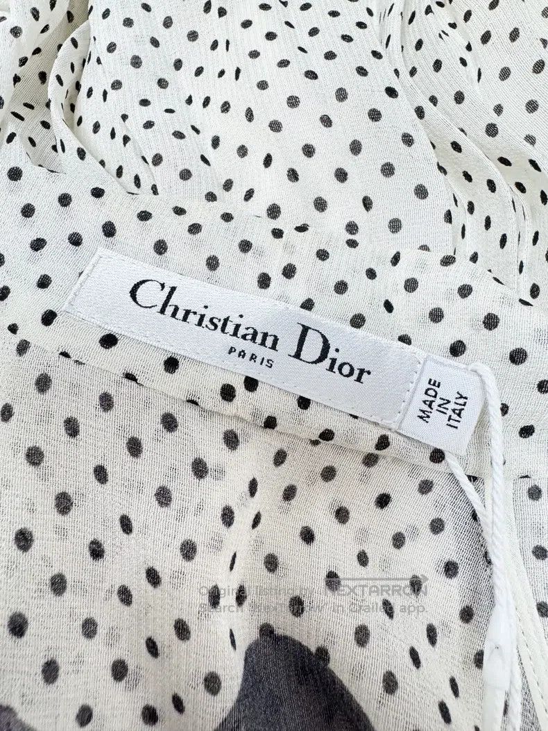 Dior Dior Black and white pola dot colorful graffiti heart patt Size XS / US 0-2 / IT 36-38 - 5 Thumbnail