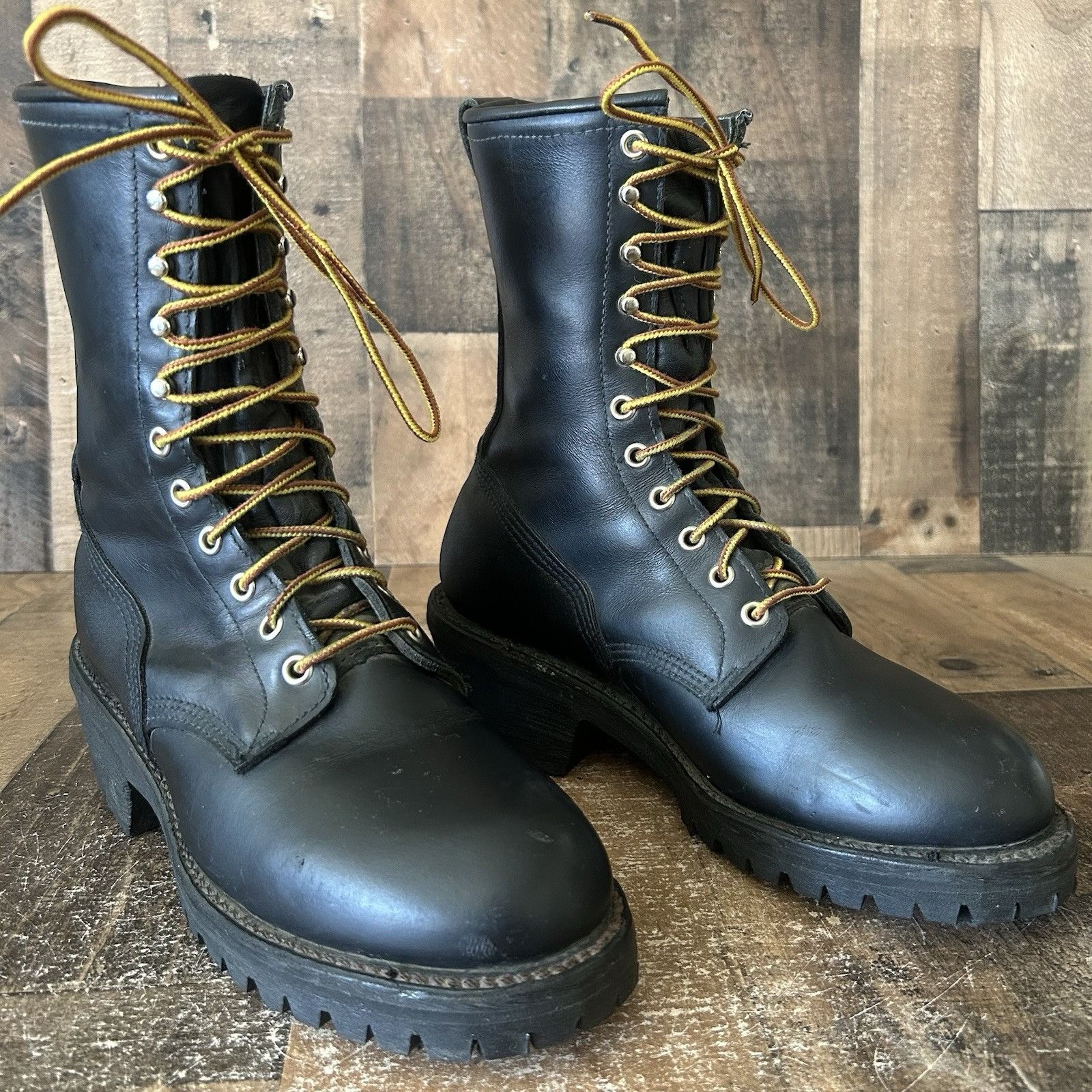 Red Wing 4473 Firefighter Fire Zip Up Logger SuperSole Boots Steel Toe Size 9.5 Archives Monday: Firefighter boot! This 4473 Super Sole Work  main image 3