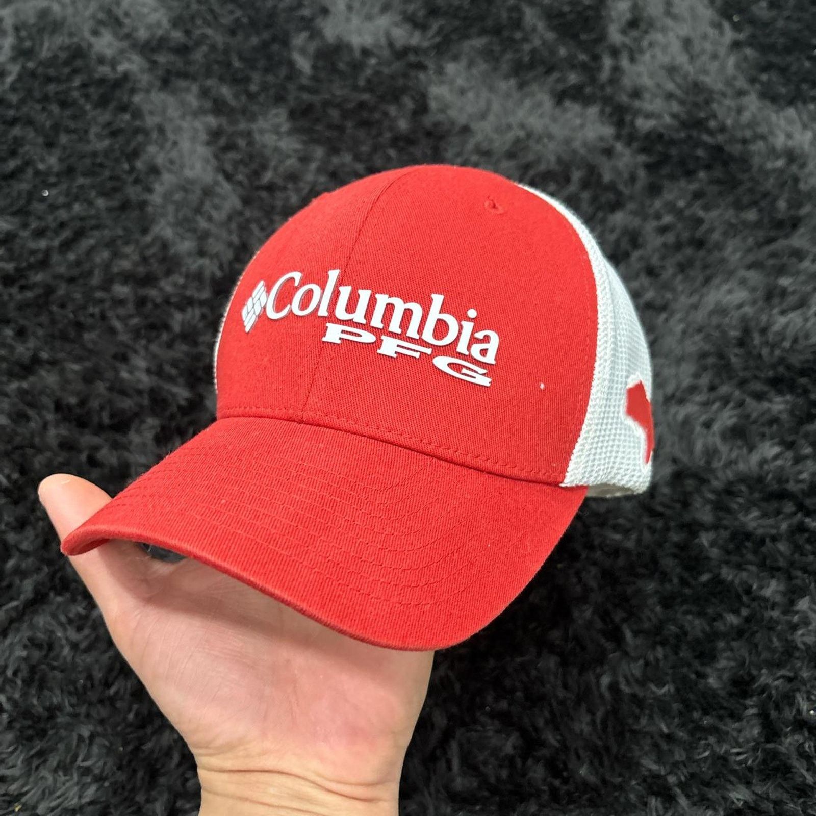 Columbia Red and white Columbia hat Size ONE SIZE - 1 Thumbnail