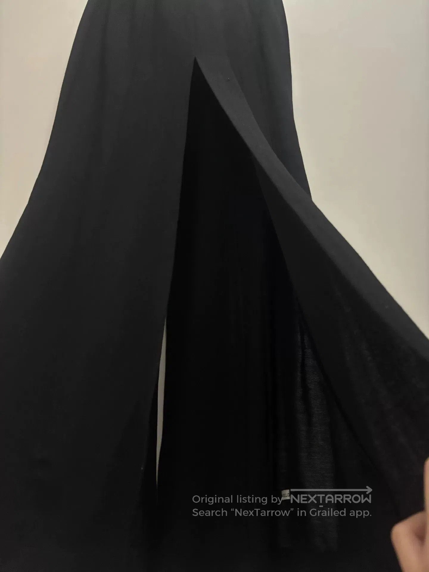 Ann Demeulemeester Ann Demeulemeester New Long Slit Skirt. Size 30" / US 8 / IT 44 - 8 Thumbnail