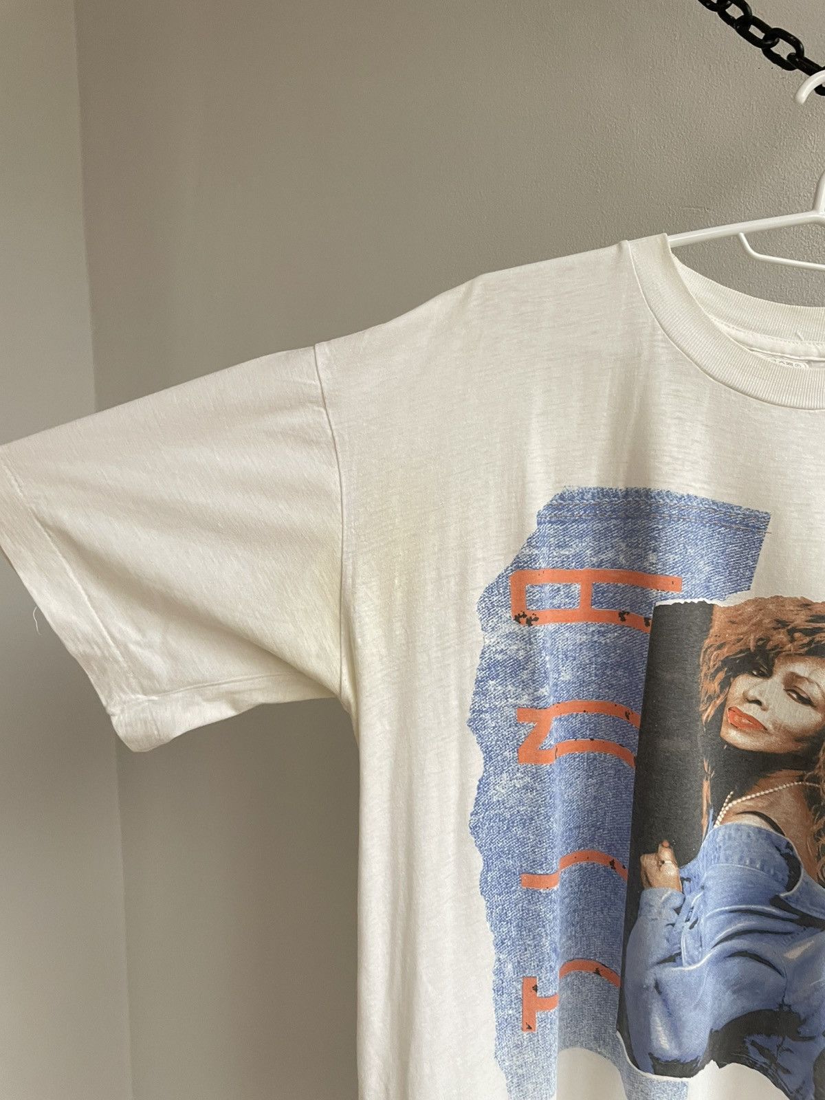 Vintage Tina Turner 1990 Vintage Tour 90s T Shirt Tee Shirt Size US XL / EU 56 / 4 - 3 Thumbnail
