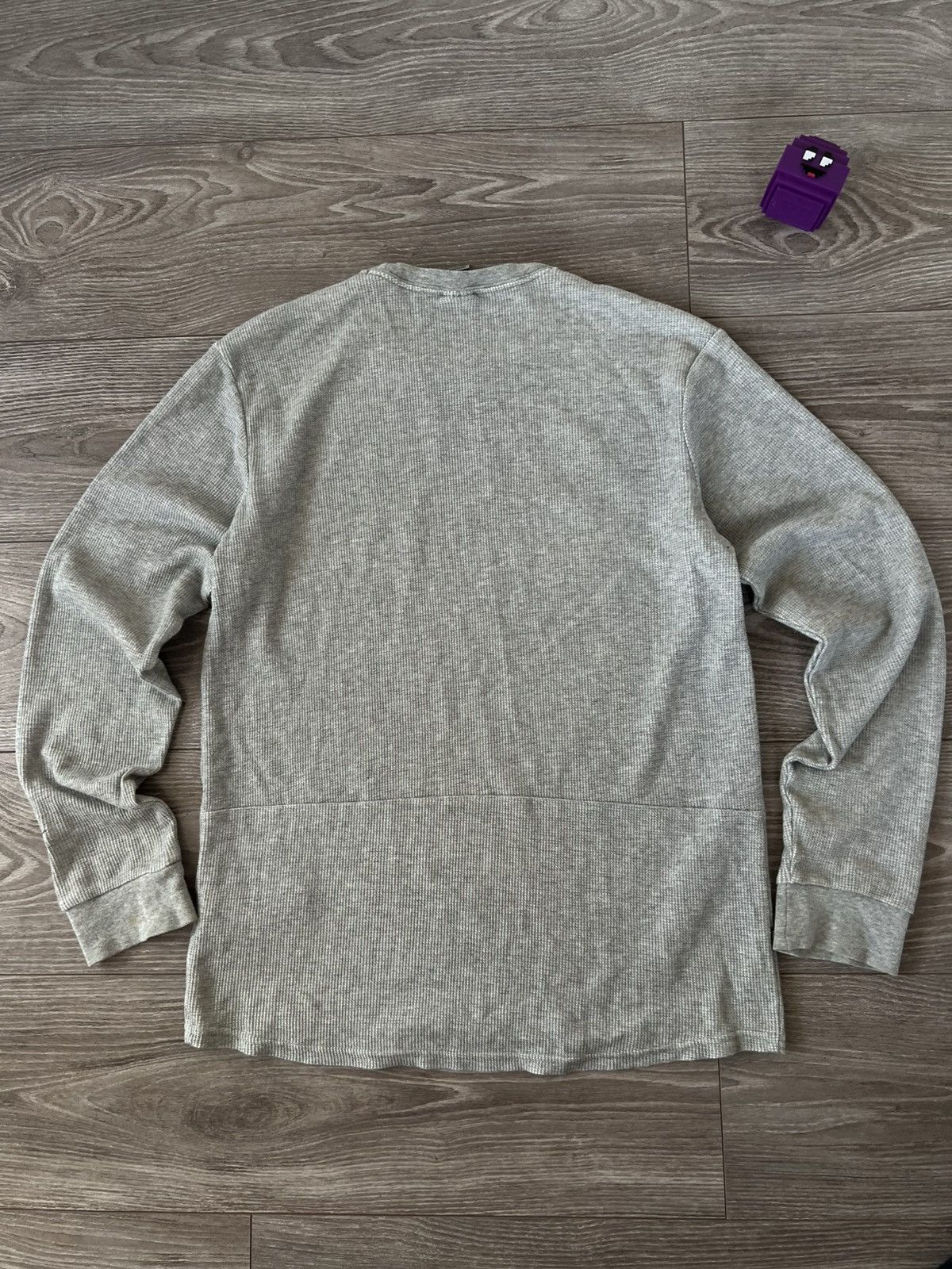 Nike SB Nike SB Gray Knitted Sleeve Logo Towel Cotton Long Sleeve Size US M / EU 48-50 / 2 - 17 Thumbnail