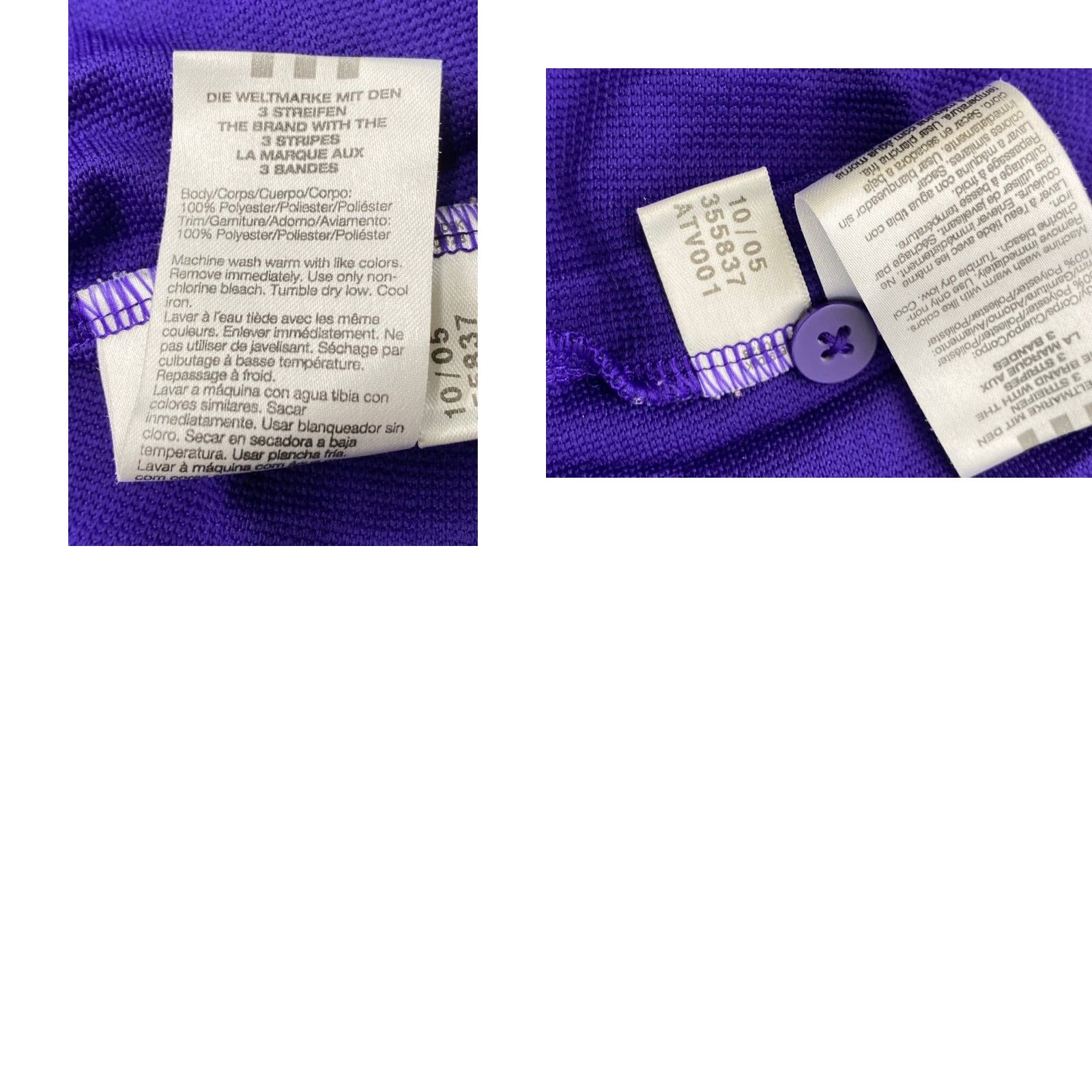 Adidas VINTAGE adidas Climalite Polo Shirt Mens XL Short Sleeve Purple Polo Shirt Adidas Climalite Logo Sports Golf Mens XL Purple Size US XL / EU 56 / 4 - 8 Thumbnail