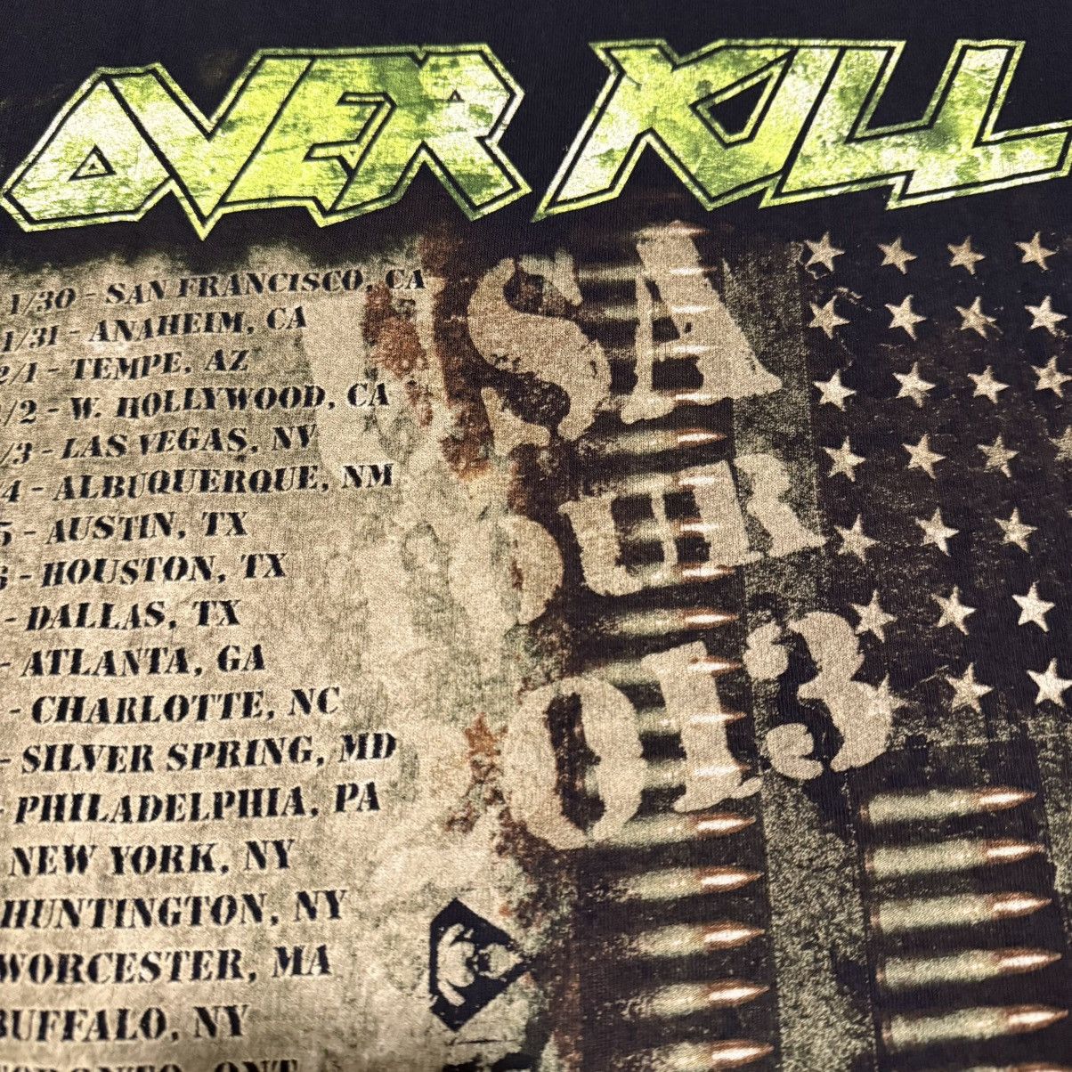 Anvil Overkill Tour 2013 Official Merchandise Tag Anvil Size US M / EU 48-50 / 2 - 9 Thumbnail