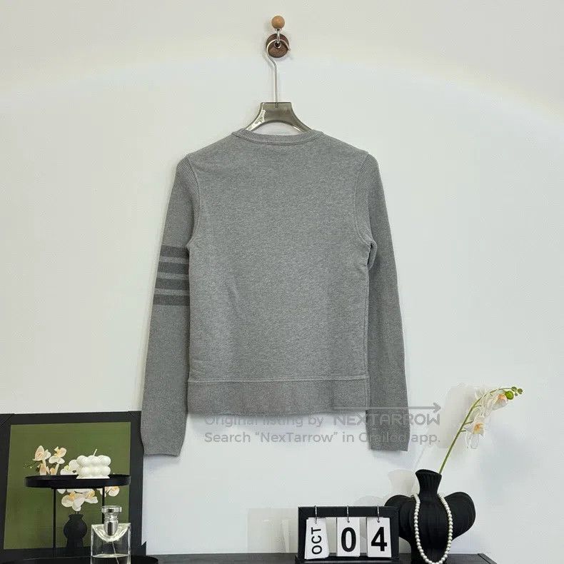 Thom Browne Thom Browne Grey Knit Patchwork Hoodie Size XS / US 0-2 / IT 36-38 - 3 Thumbnail