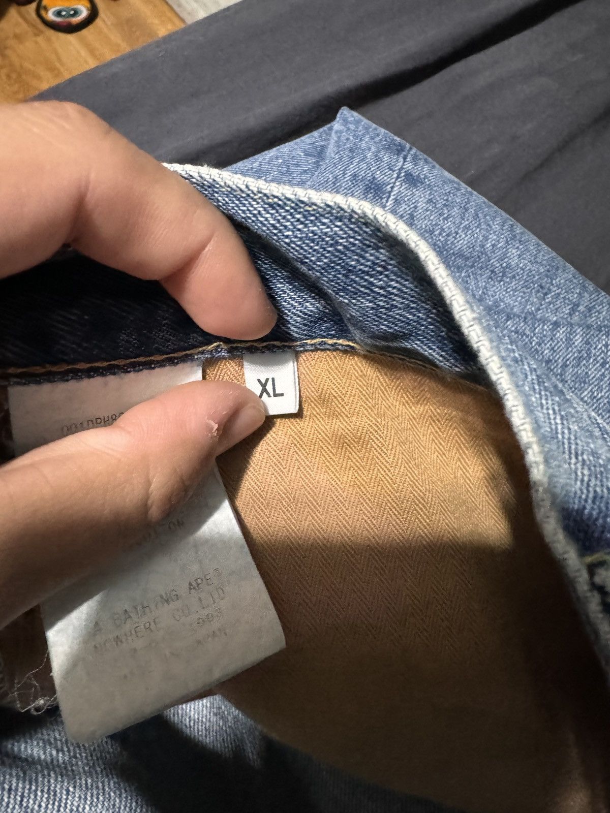 Bape Shark Washed Wide Denim Pants Size US 36 / EU 52 - 8 Thumbnail