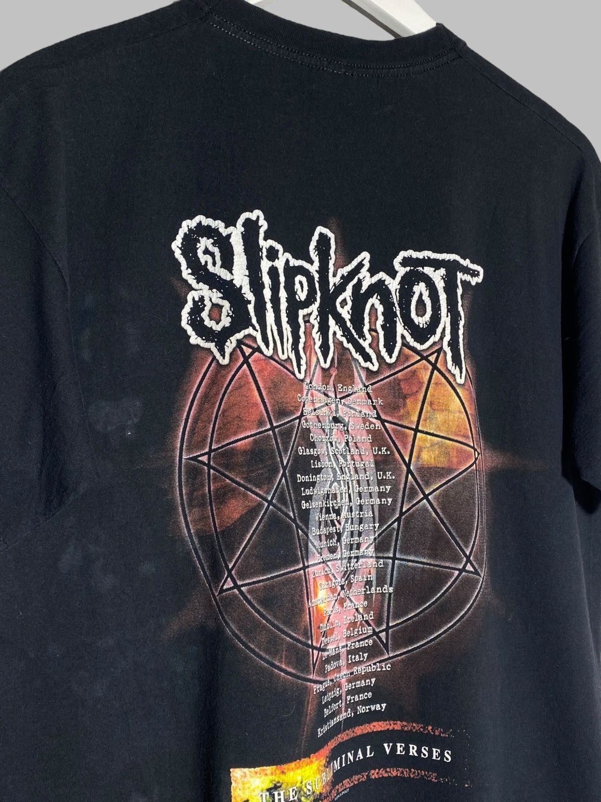 Band Tees 🔥 VINTAGE SLIPKNOT THE SUBLIMINAL VERSES TOUR RARE GRUNGE Size US M / EU 48-50 / 2 - 5 Thumbnail