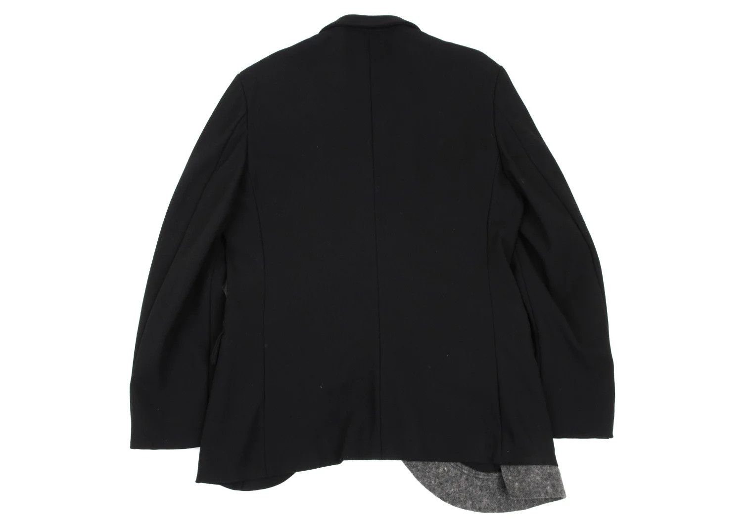 Comme des Garcons Homme Plus Felt Wool Paste Design 1B Jacket in Black Gray Size S Size US S / EU 44-46 / 1 - 16 Thumbnail