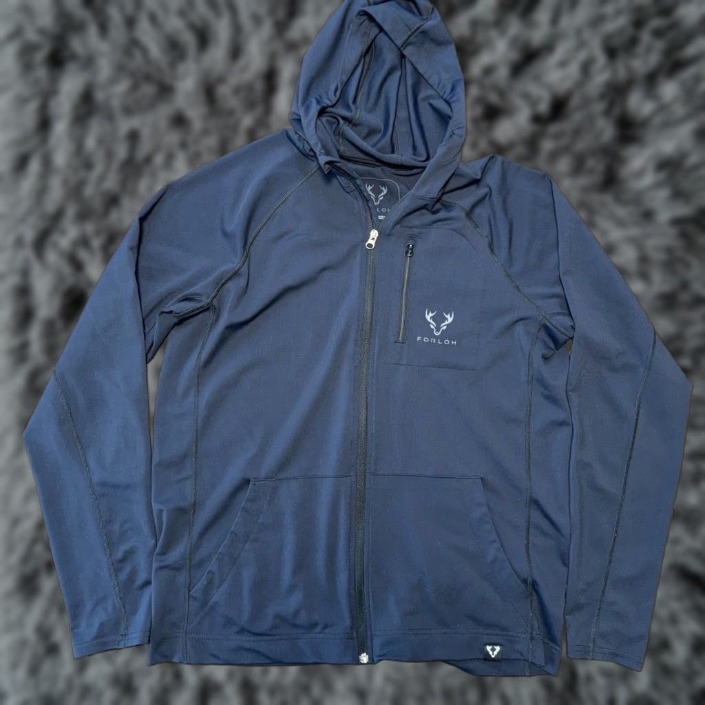 Vintage FORLOH Men’s Medium Full Zip Hoodie Jacket Stretch Outdoor Performance USA Hunt Size US M / EU 48-50 / 2 - 1 Thumbnail