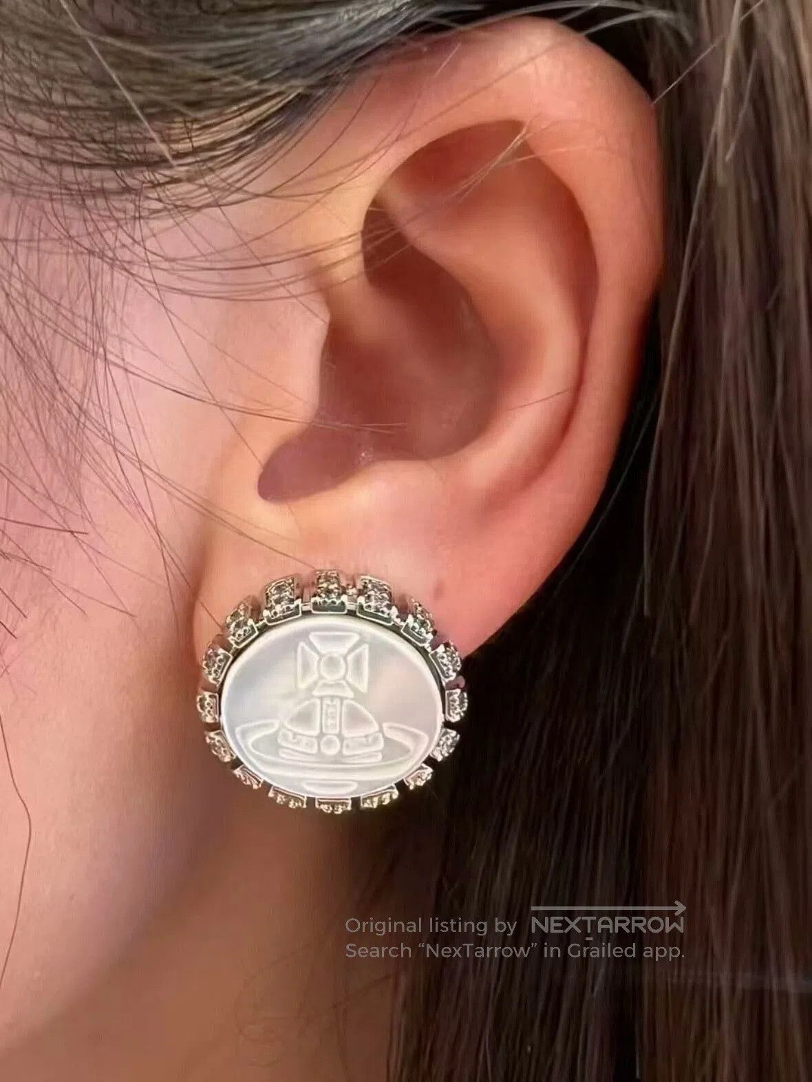 Vivienne Westwood Vivienne Westwood Saturn Earrings. Size ONE SIZE - 3 Thumbnail