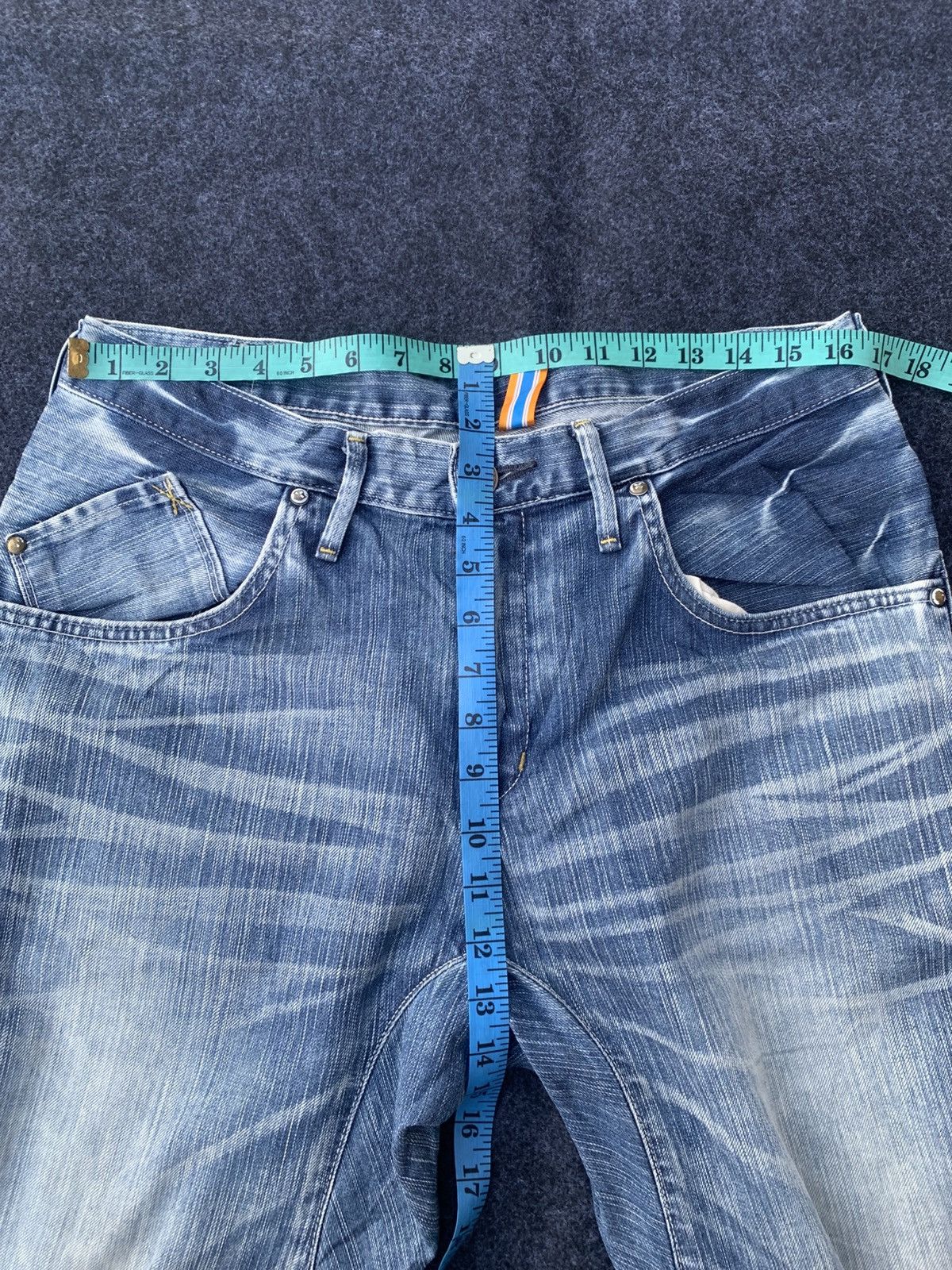 Edwin Edwin XV-Function Denim – Sick Faded Made in Japan 🇯🇵 (29) Size US 33 - 4 Thumbnail