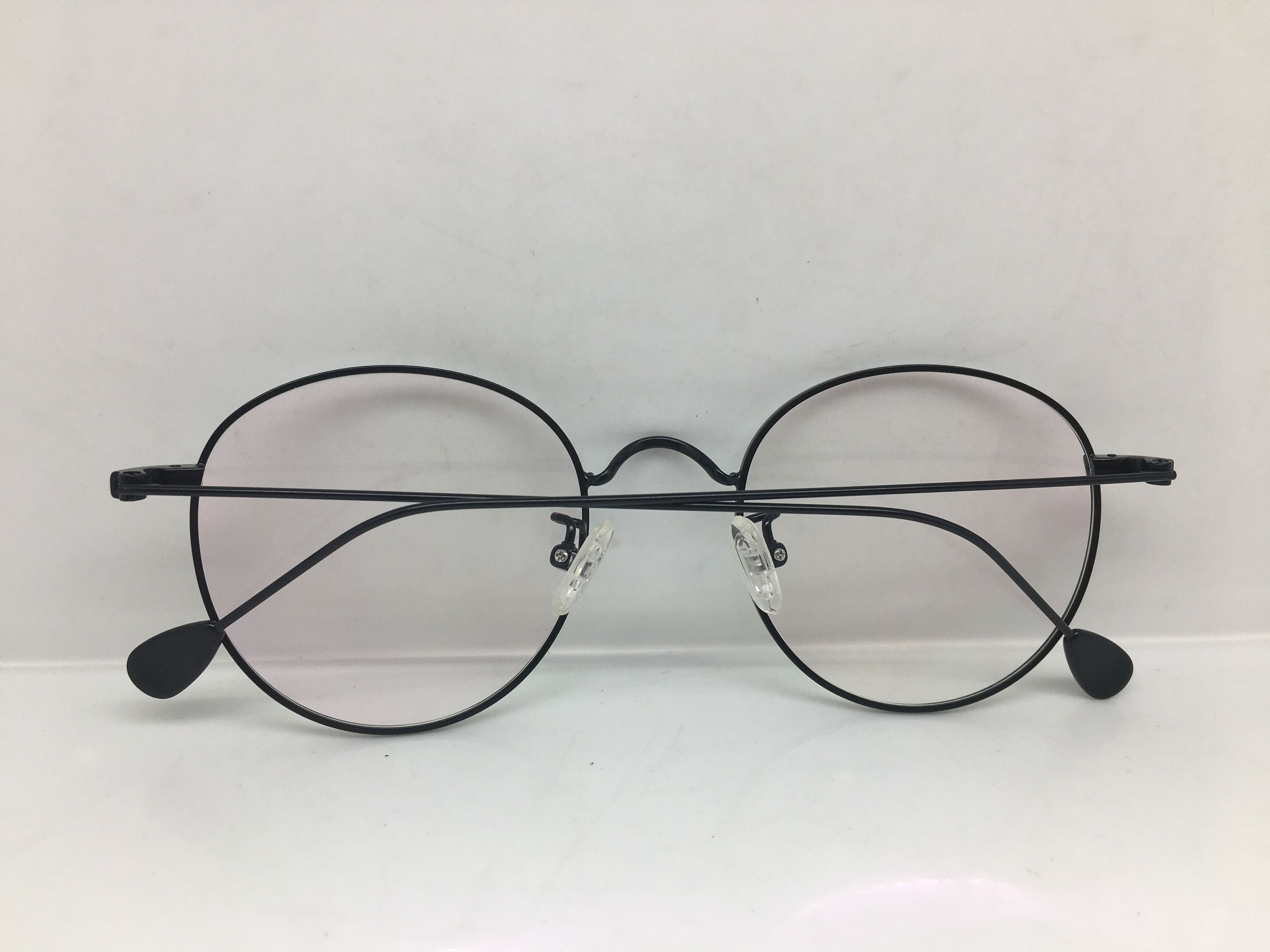 Other Black White Round Eyeglasses Frame BUDDY HOLLY Size ONE SIZE - 7 Thumbnail